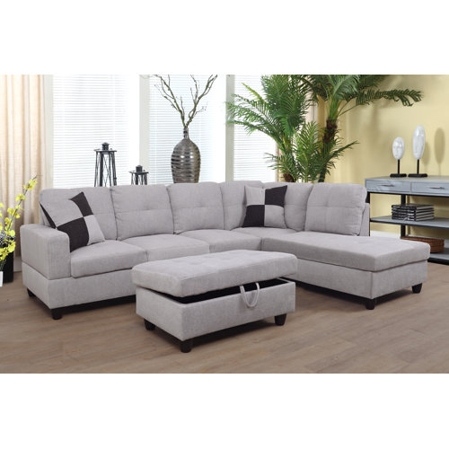 Microfiber Sectionals You'll Love Wayfair